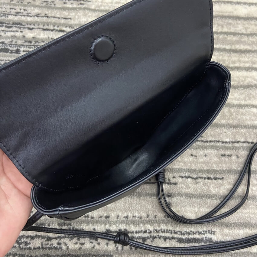 Celine Triangle Bag In Smooth Calfskin With Celine Print 195903