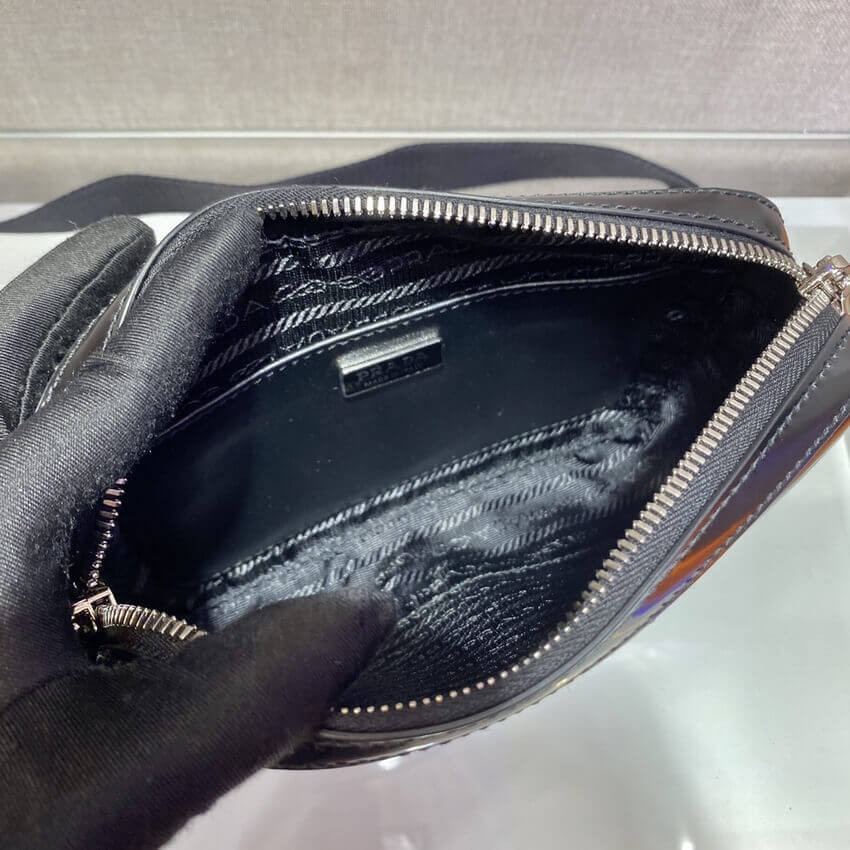 Prada Brushed Leather Shoulder Bag 1BH180