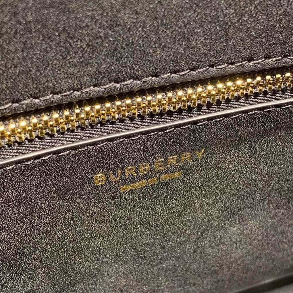 Burberry Small Monogram Stripe E-canvas Pocket Bag 80193631