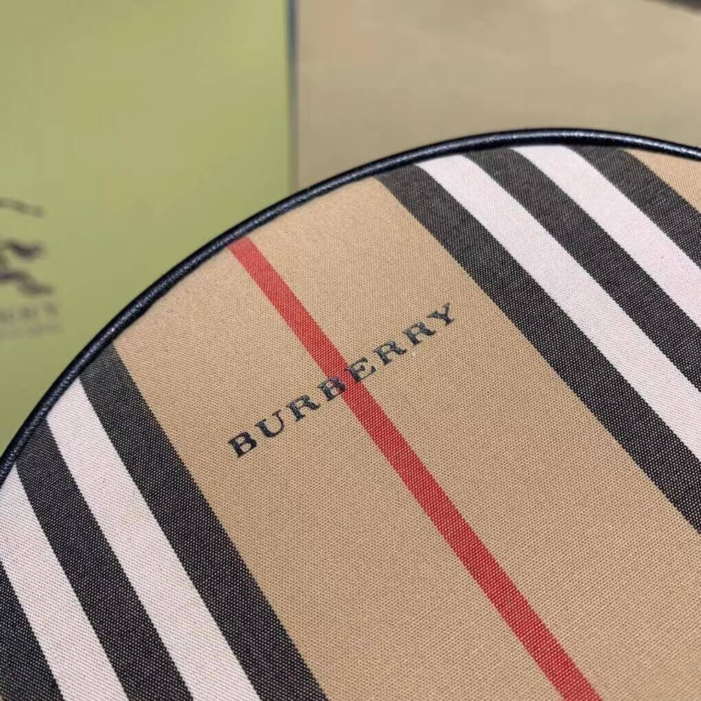 Burberry Icon Stripe Cotton Crossbody Bag 80112291