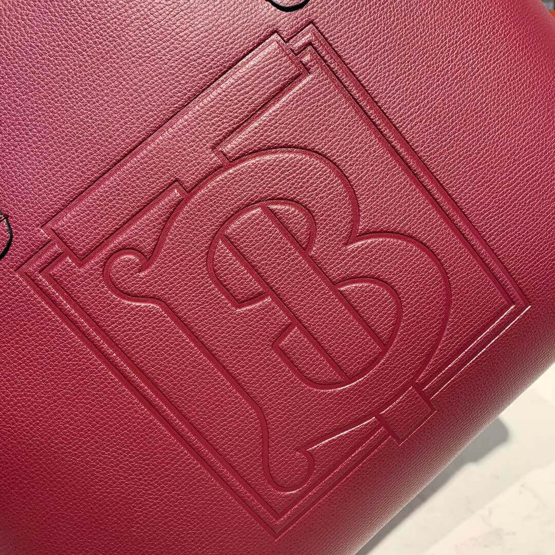 Burberry Embossed Monogram Motif Leather Tote 80196281