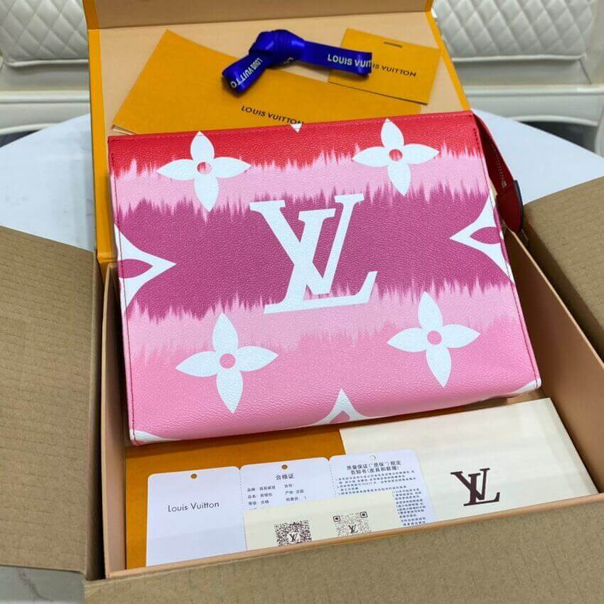 Louis Vuitton LV Escale Toiletry Pouch 26 M69138 Red