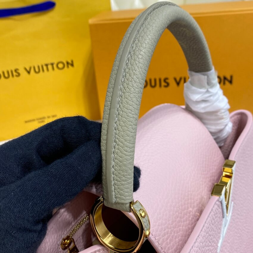 Louis Vuitton Capucines MM M59020 Rose/Beige