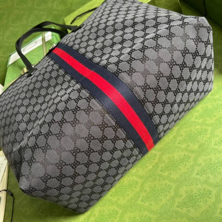 Balenciaga x Gucci Hacker Large Tote Bag 680127 Black