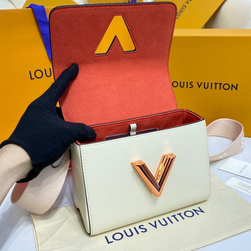 Louis Vuitton Epi Leather Twist PM M59687 White