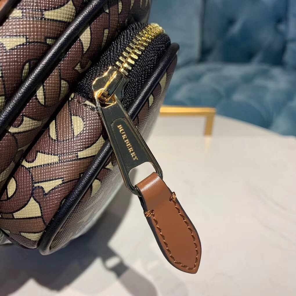 Burberry Monogram Stripe E-canvas Camera Bag 80183621
