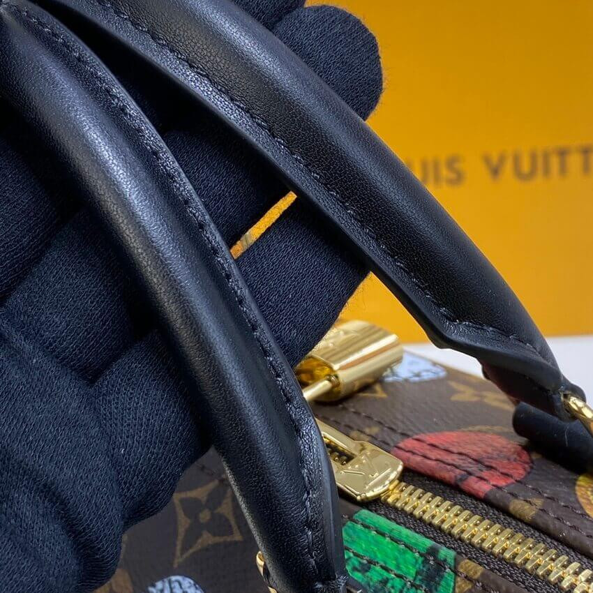 Louis Vuitton Monogram Cameo Printed Speedy Bandouliere 25 M45910