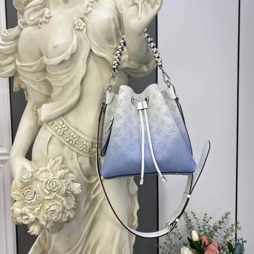 Louis Vuitton Muria Bag Gradient Blue Mahina Leather M57853
