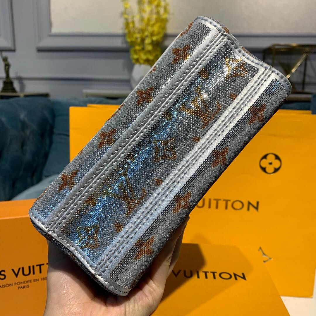 Louis Vuitton Twist PM with Silver Sequins M55842
