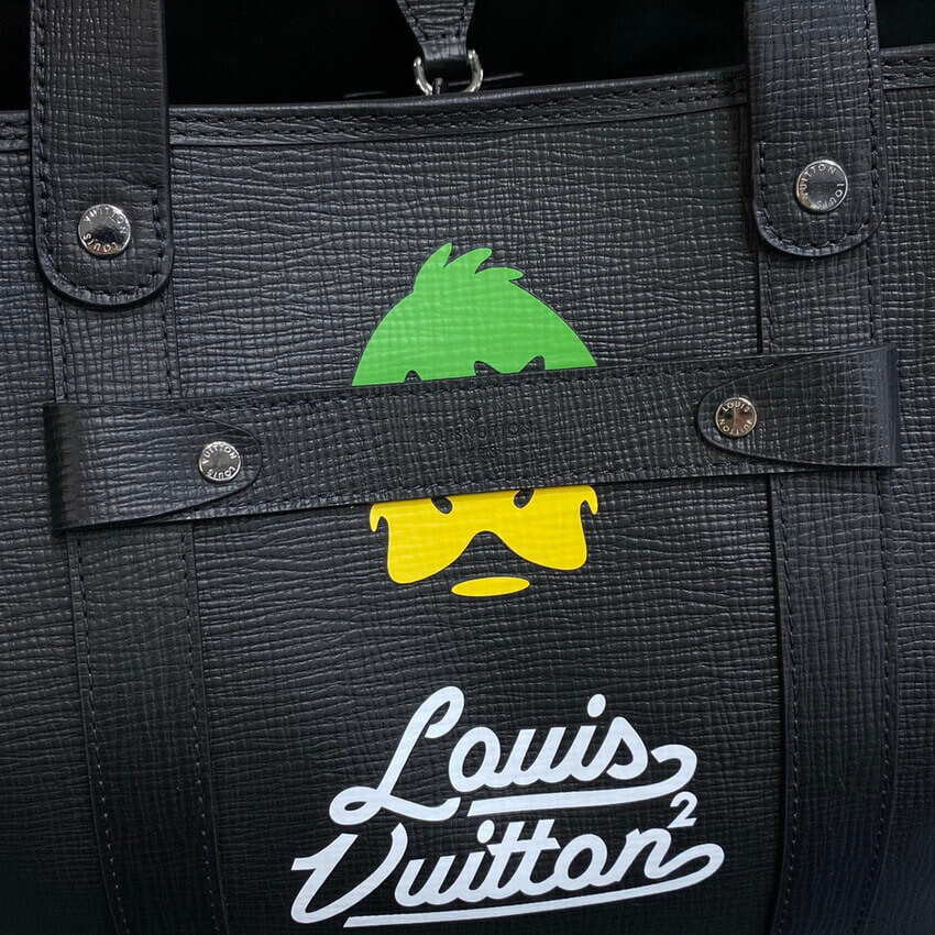 Louis Vuitton x Nigo Tote Journey M59373 Black