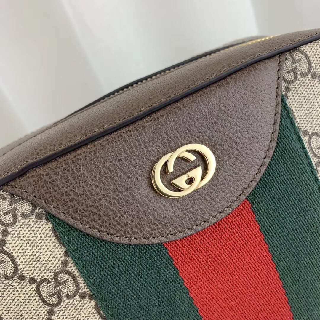 Gucci GG Supreme Shoulder Bag 575073 Coffee