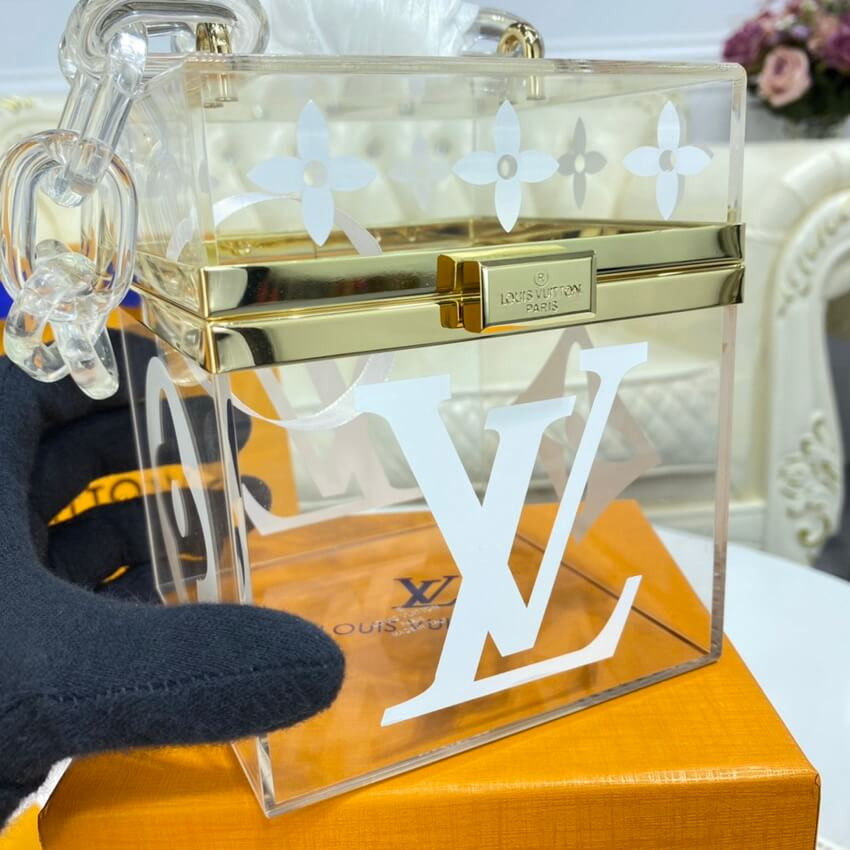 Louis Vuitton Cube Scott Box in Transparent GI0488