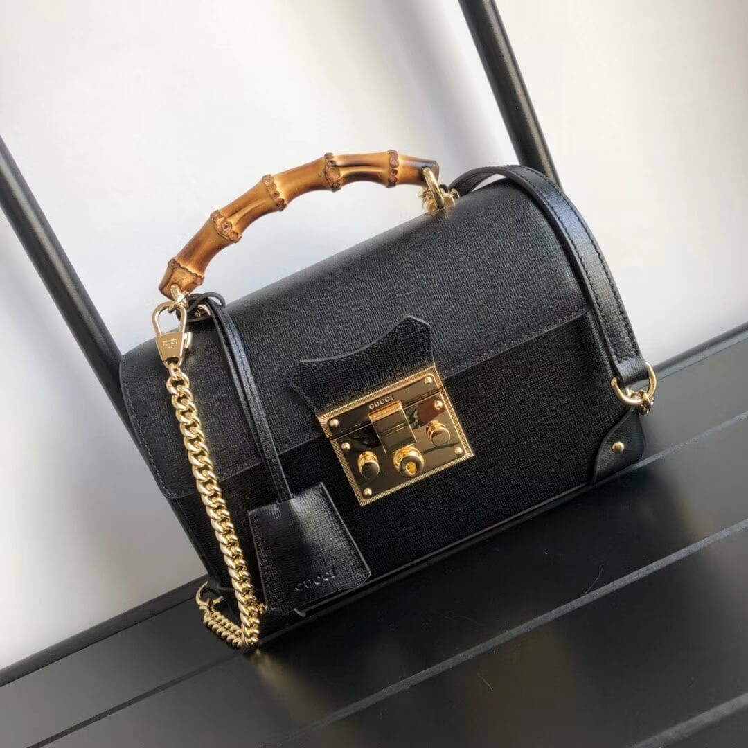 Gucci Padlock Small Bamboo Shoulder Bag 603221