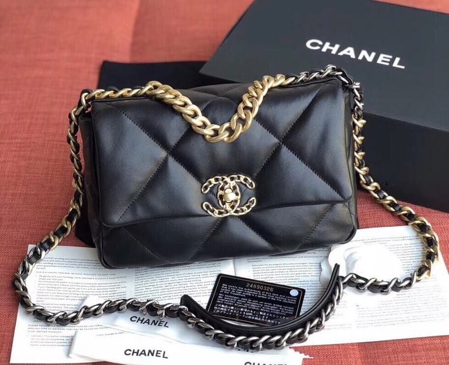 Chanel 19 Lambskin Flap Bag AS1160