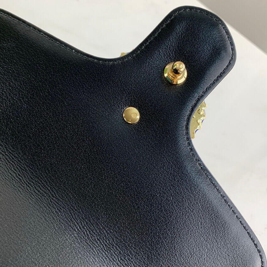 Gucci GG Marmont Mini Bag 583571 Butter and Pastel Blue Leather