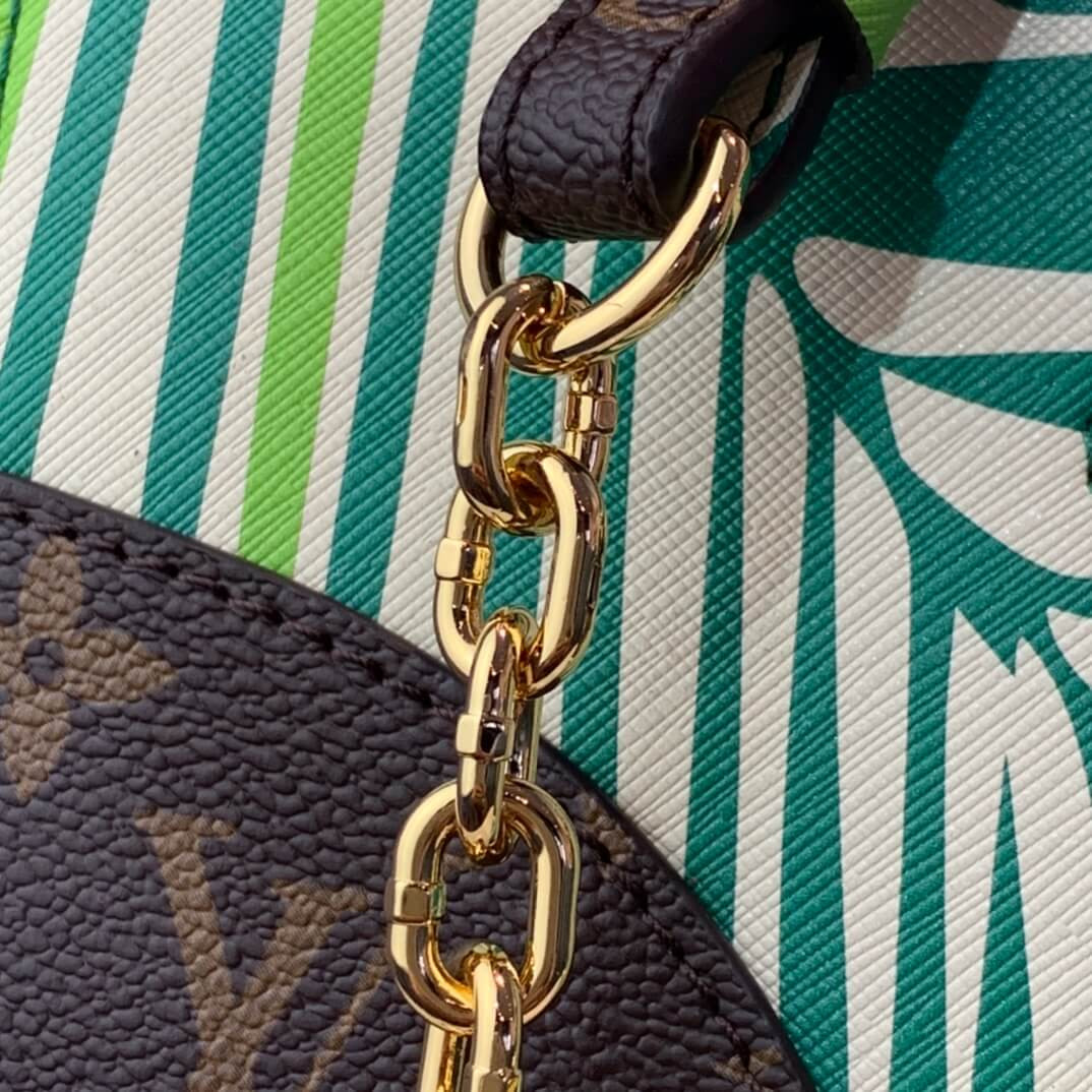 Louis Vuitton Palm Print Twist MM Bag M50282