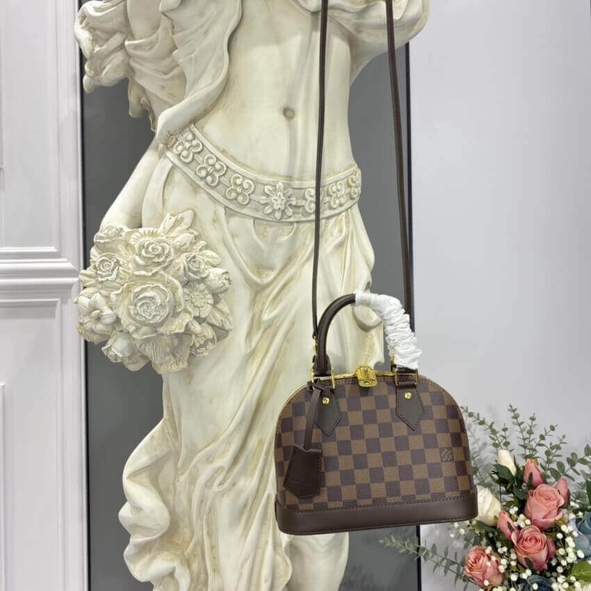 Louis Vuitton Damier Ebene Canvas Alma BB N41221