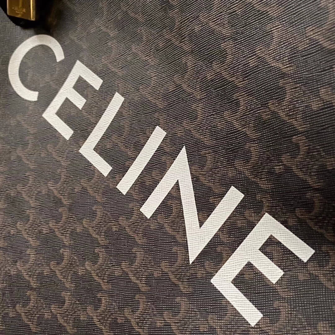 Celine Vertical Cabas Celine In Triomphe Canvas 190972