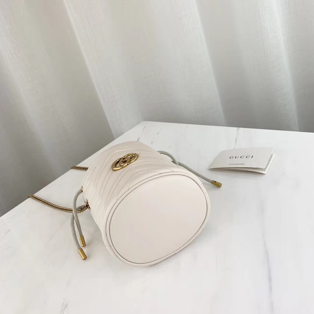 Gucci GG Marmont Matelassé Mini Bucket Bag 575163