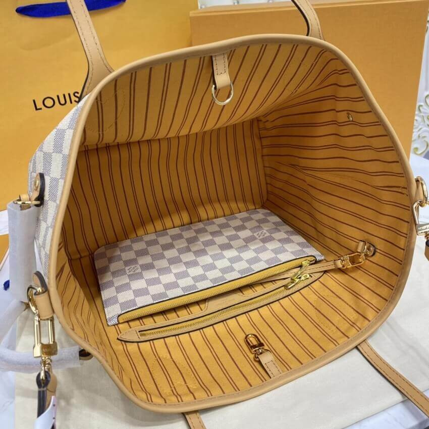 Louis Vuitton Damier Azur Neverfull MM N50047