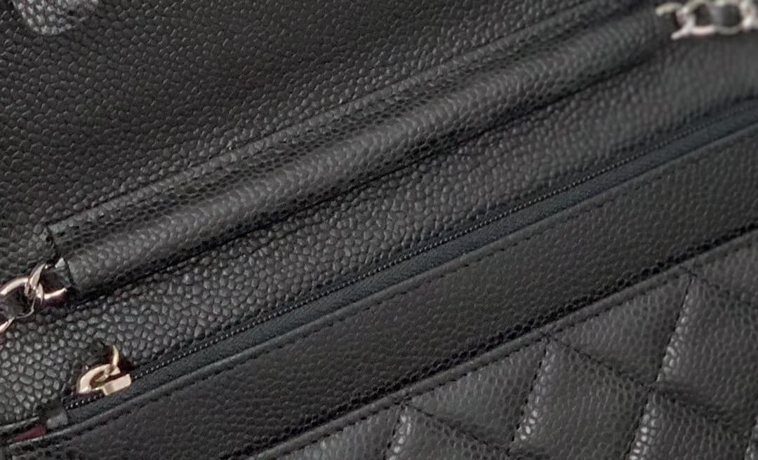 Chanel Wallet on Chain Caviar Gold Hardware Bag 528725