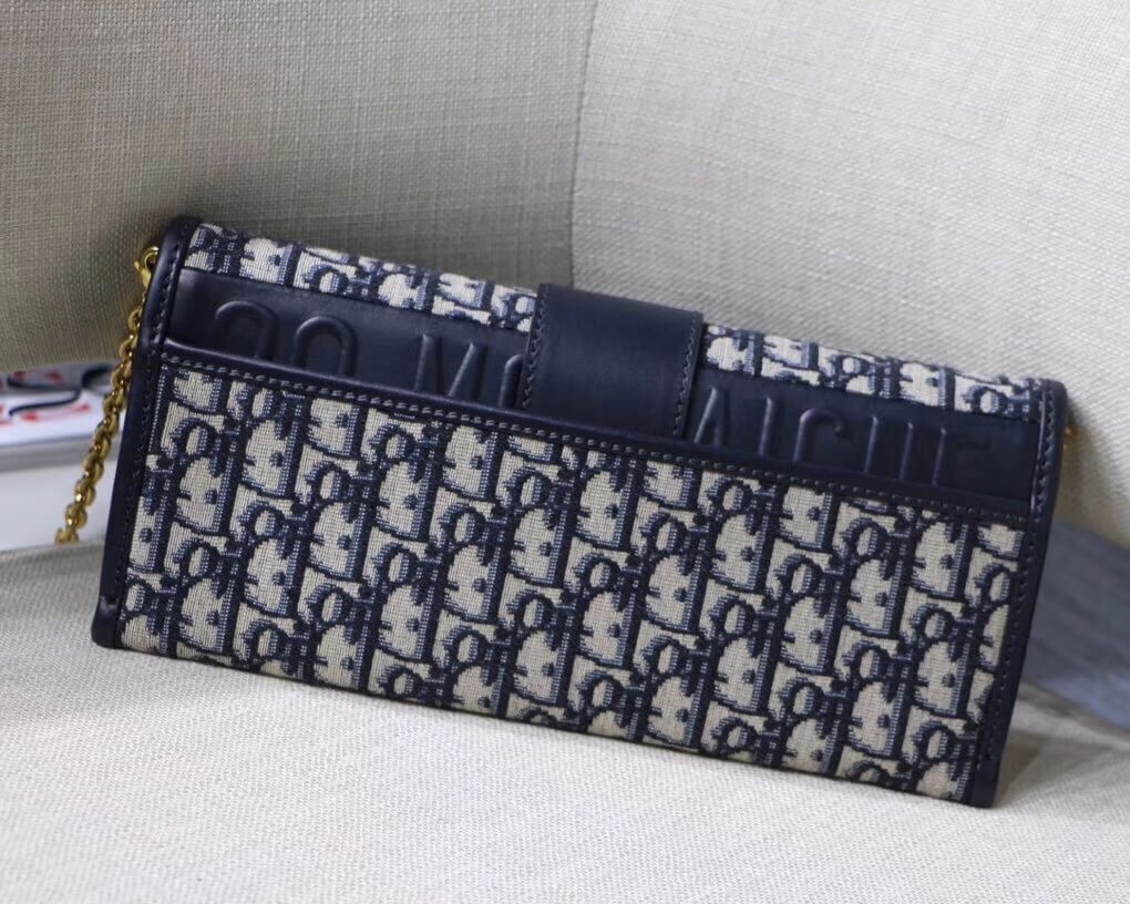Christian Dior 30 Montaigne Jacquard Canvas Clutch Bag M9206