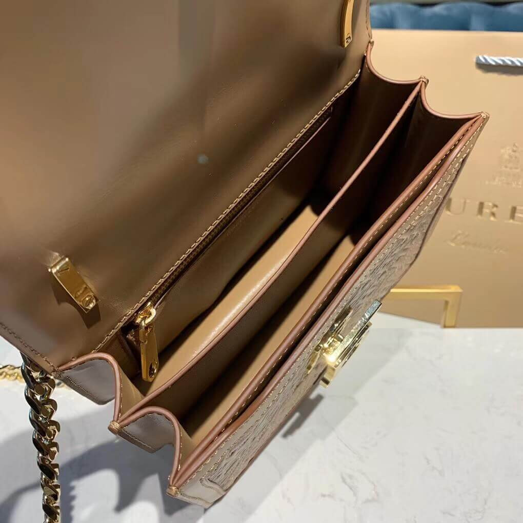 Burberry Small Quilted Monogram Lambskin TB Bag 80149221