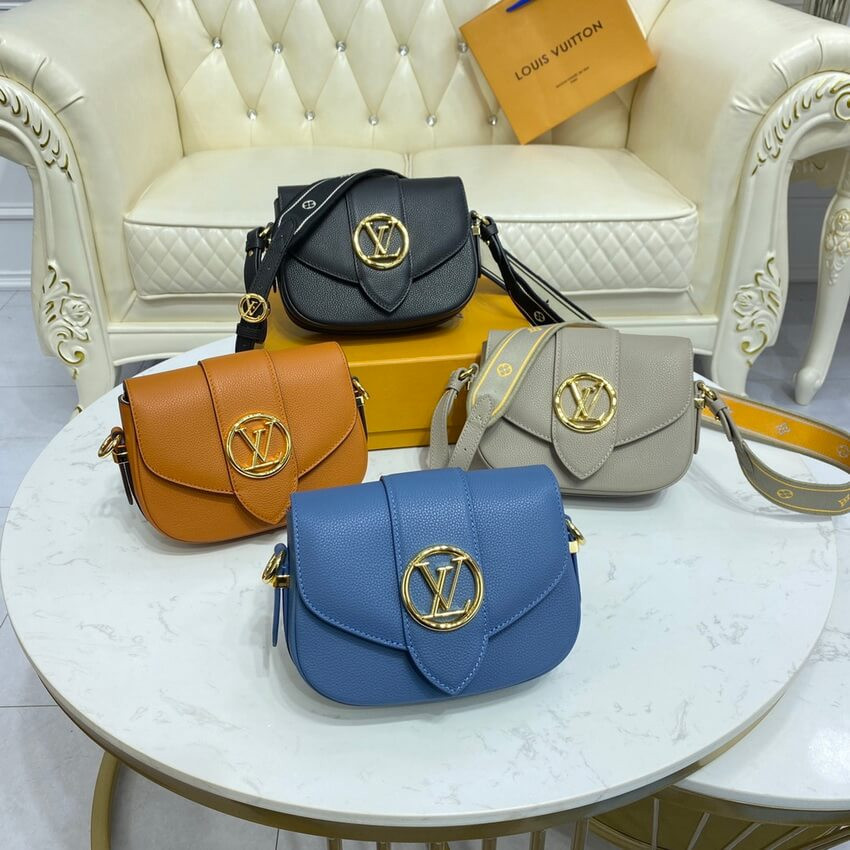 Louis Vuitton LV Pont 9 Soft PM M58729 Golden Siena