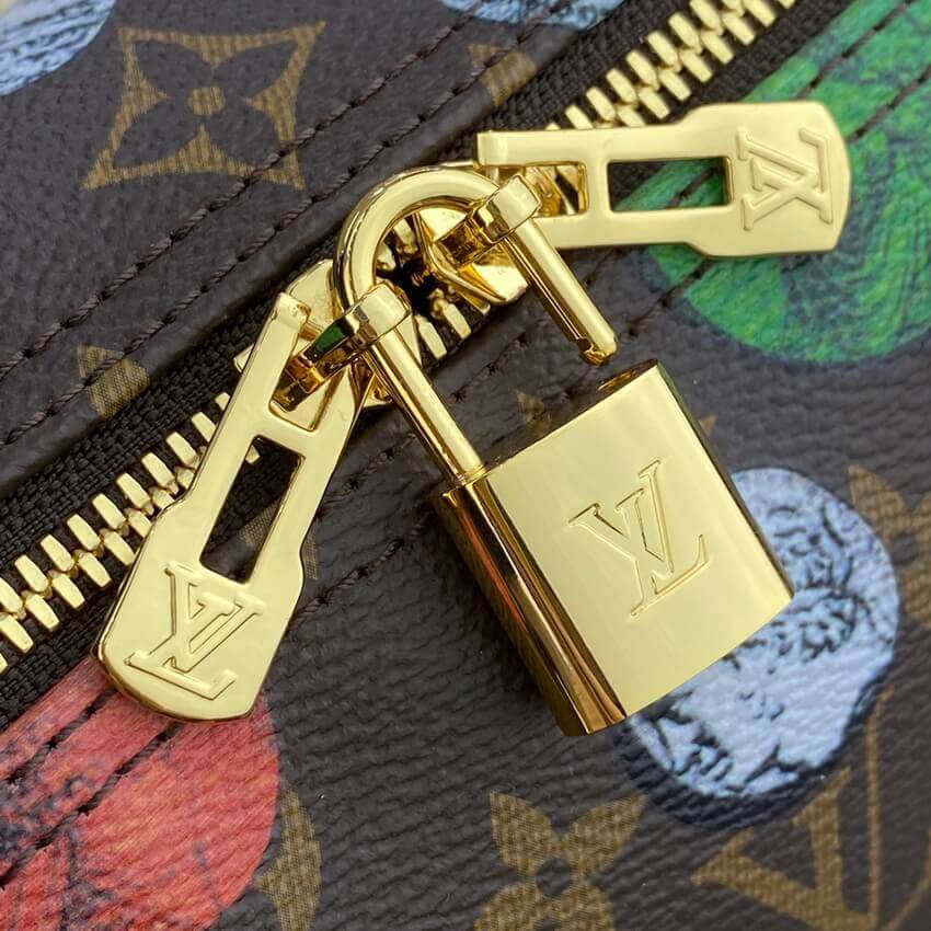 Louis Vuitton Monogram Cameo Printed Speedy Bandouliere 25 M45910