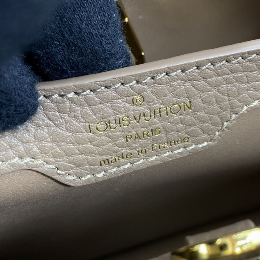 Louis Vuitton Taurillon Leather and Python Capucines MM