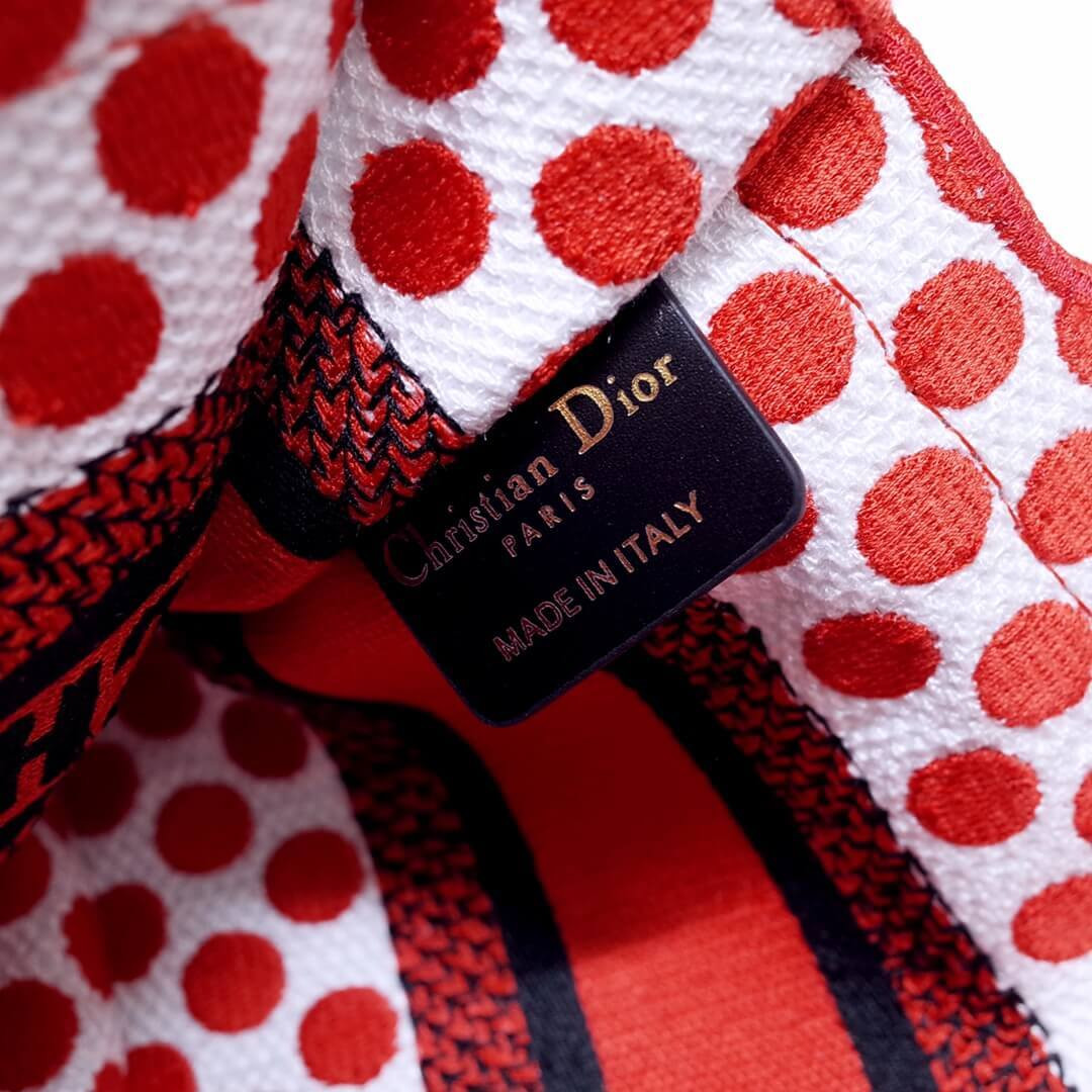 Dior Polkadot Dioramour Mini Book Tote Bag S5475
