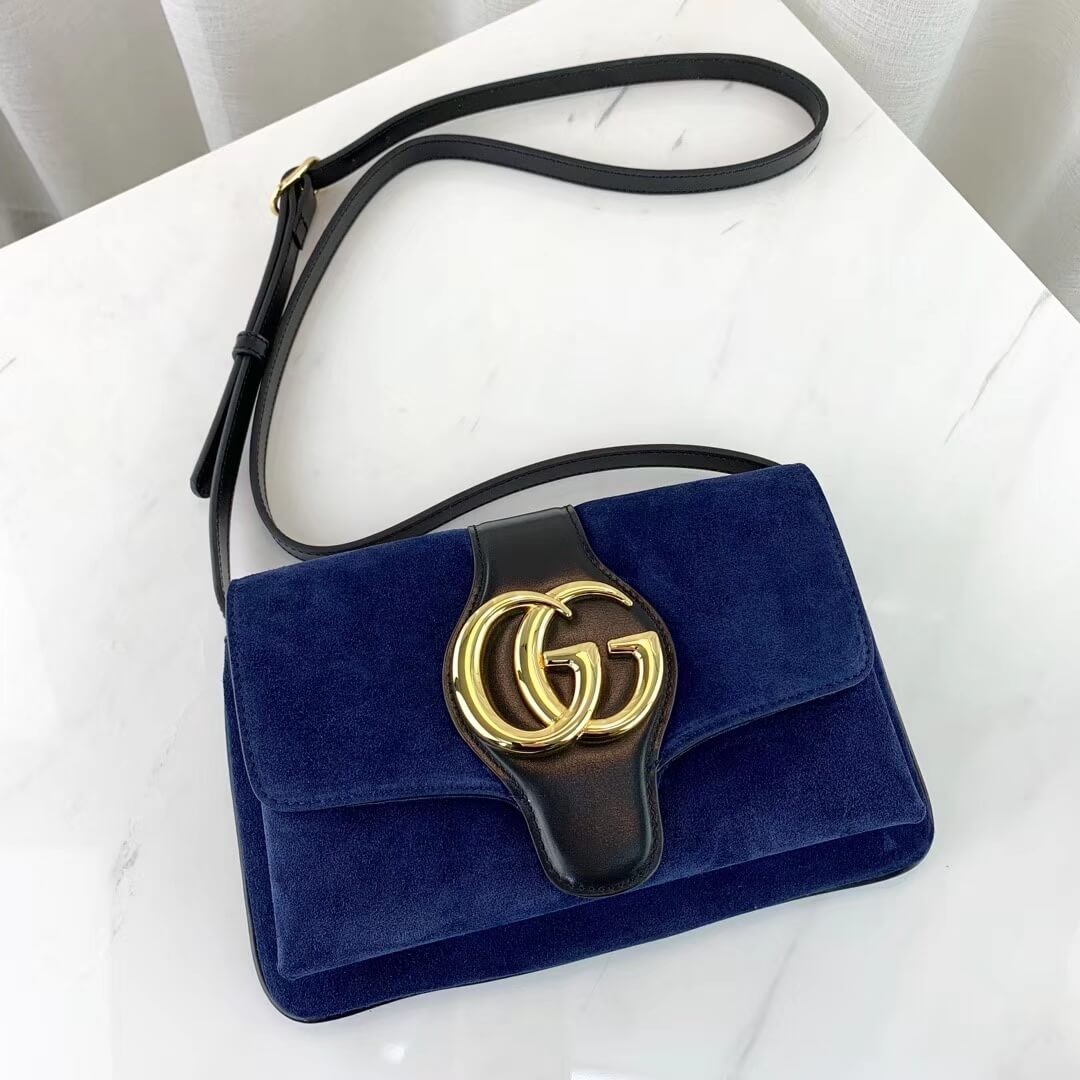 Gucci Suede Arli Small Shoulder Bag 550129