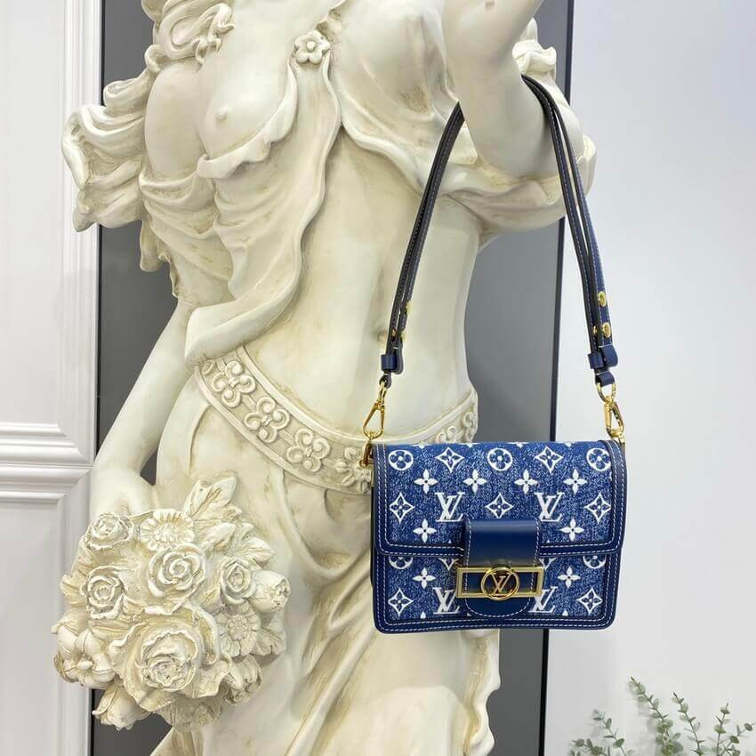 Louis Vuitton Monogram Denim Mini Dauphine M59716
