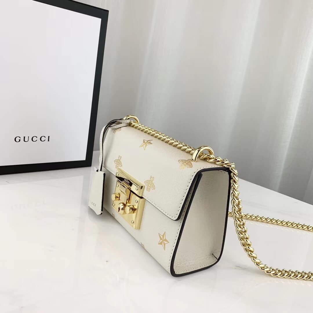Gucci Padlock Bee Star Small Shoulder Bag 432182