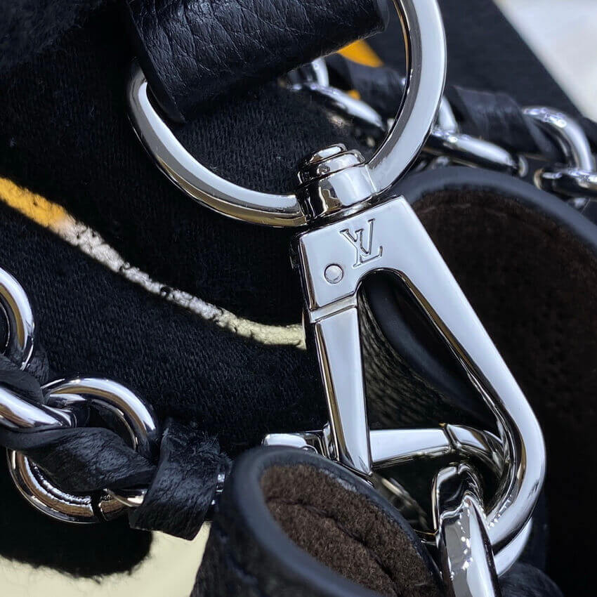 Louis Vuitton Mahina Calf Leather Bella Tote M59200 Black