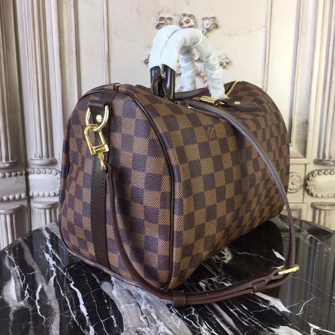Louis Vuitton Damier Ebene Canvas Speedy Bandouliere 35 N41366