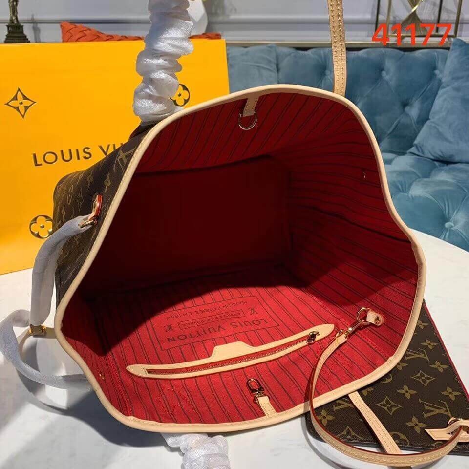 Louis Vuitton Monogram Canvas Neverfull MM M41177