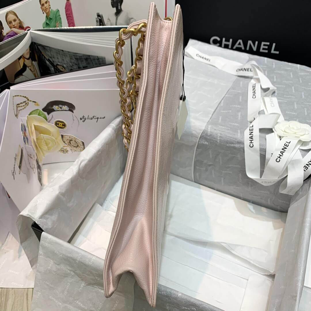 Chanel Shiny Aged Calfskin Shopping Bag AS1945