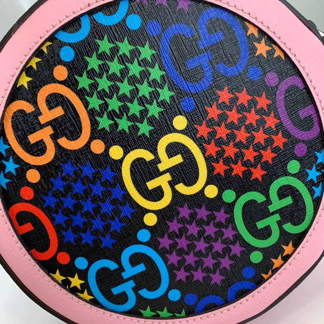 Gucci GG Psychedelic Round Shoulder Bag 603938