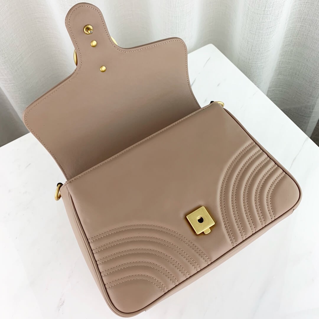 Gucci GG Marmont Matelasse Top Handle Bag 498110