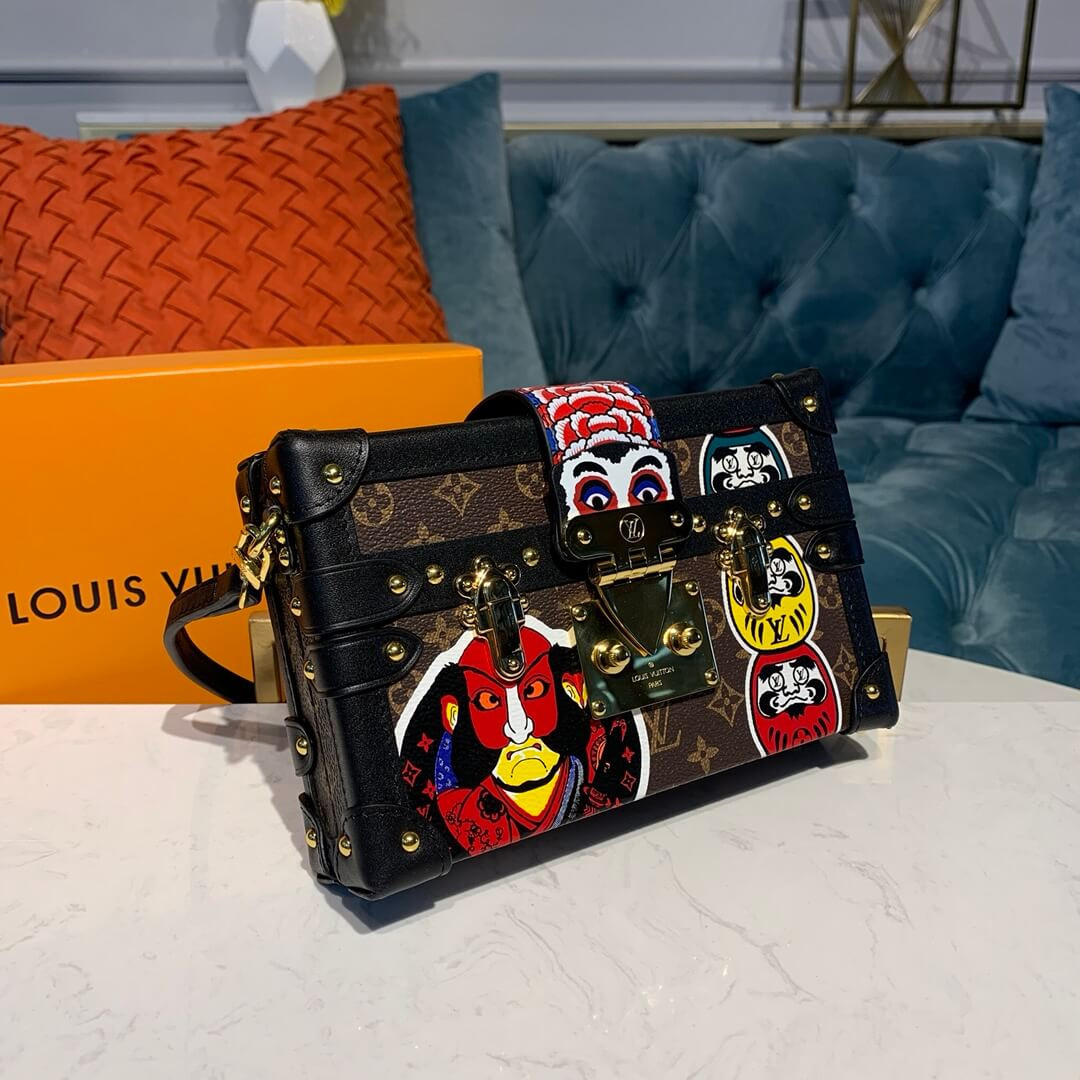 Louis Vuitton Reverse Monogram Kabuki Petite Malle M53544