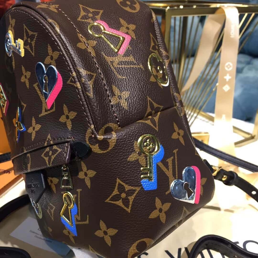 Louis Vuitton Monogram Canvas Palm Springs Backpack Mini M44367
