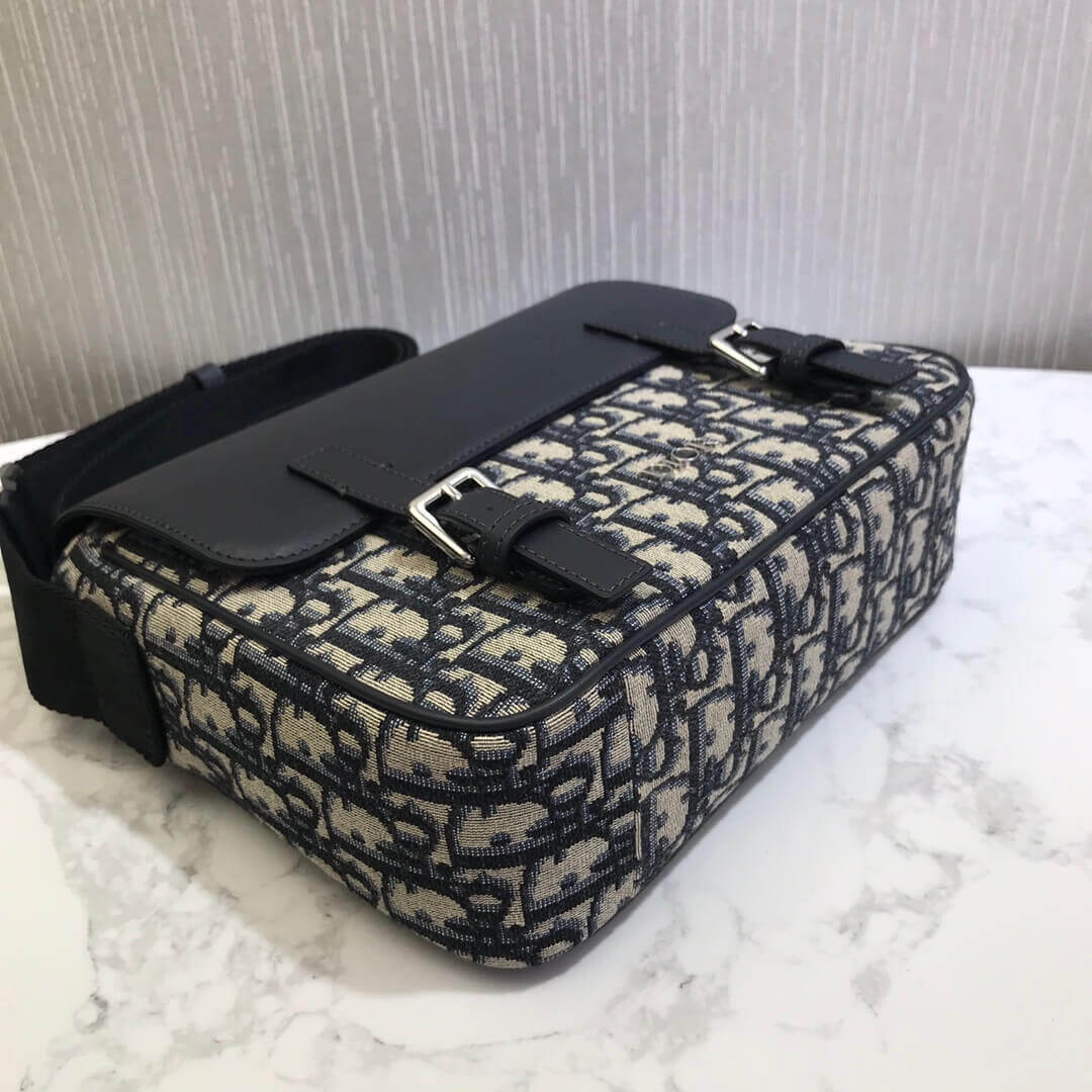 Christian Dior Oblique Canvas and Calfskin M9994