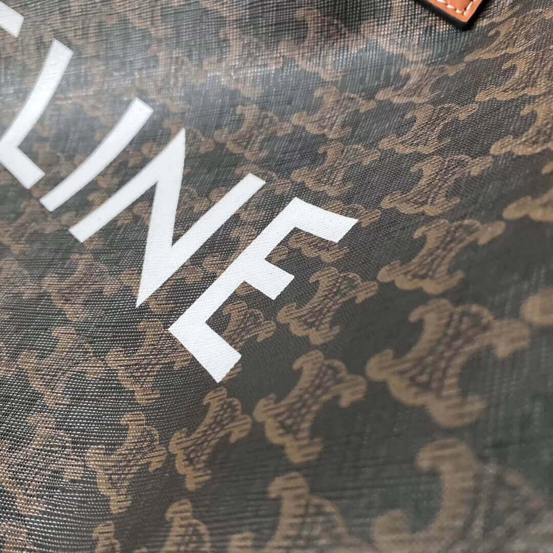 Celine Large Voyage Bag In Triomphe Canvas 191472