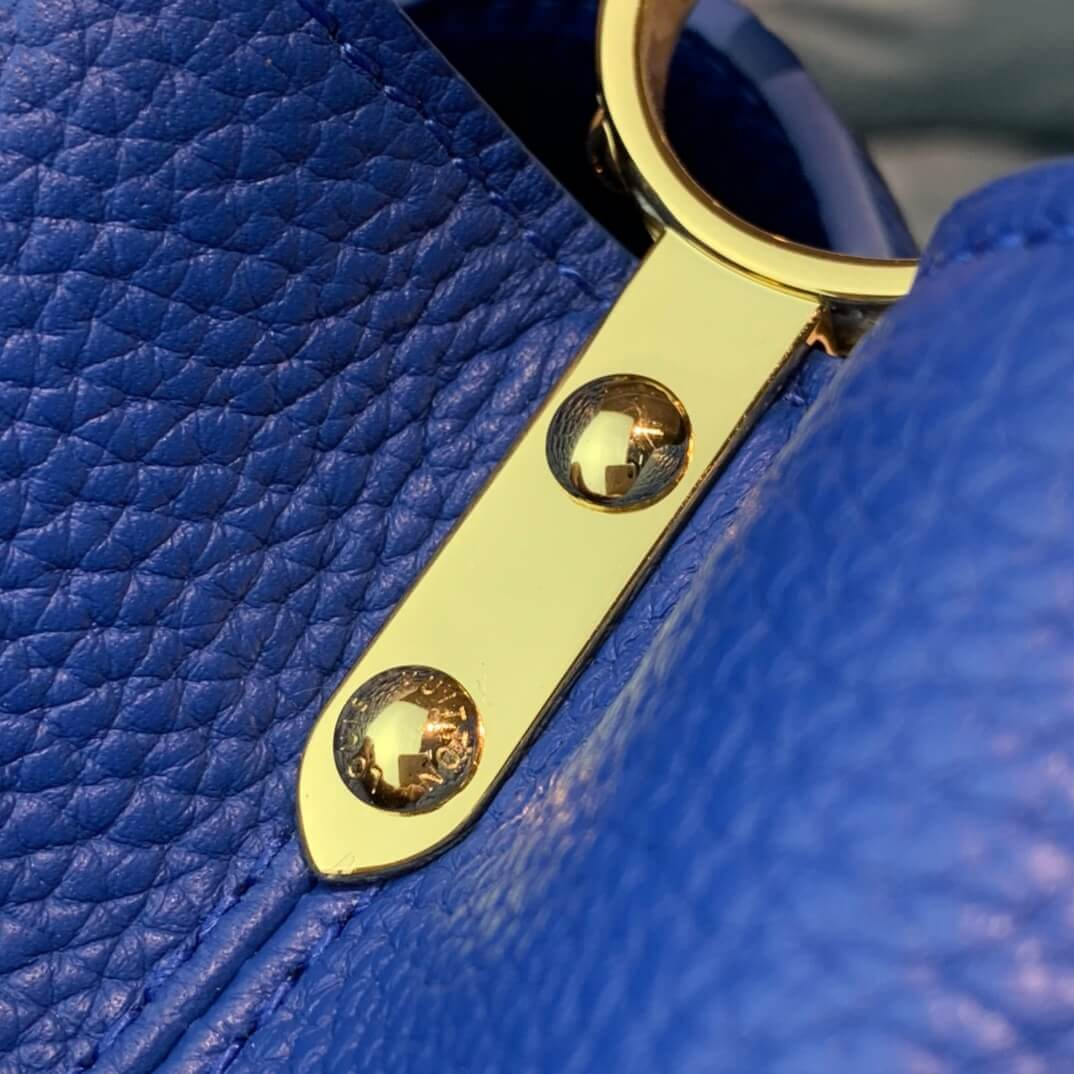 Louis Vuitton Taurillon and Python-skin Capucines BB N98387 N97980