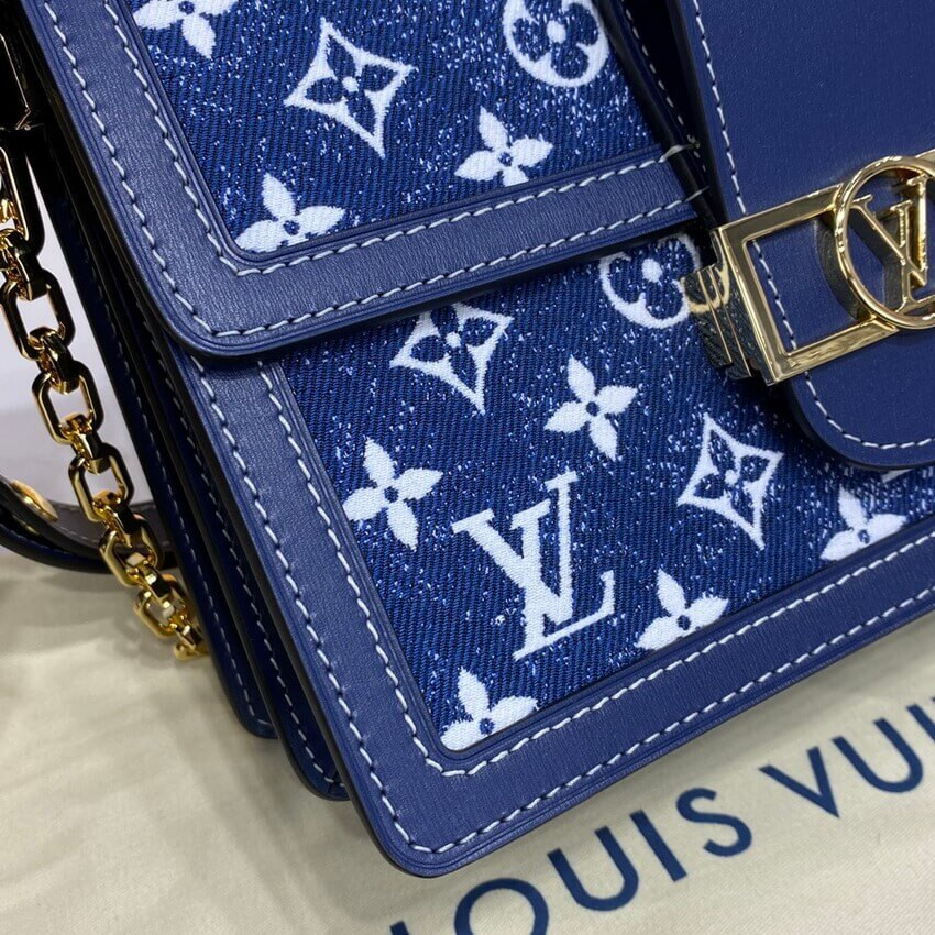 Louis Vuitton Monogram Denim Dauphine MM M59631