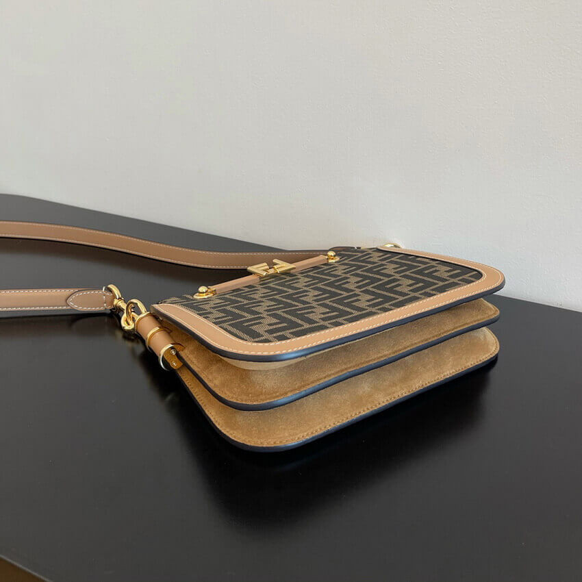 Fendi FF Canvas Touch Bag 8BT349