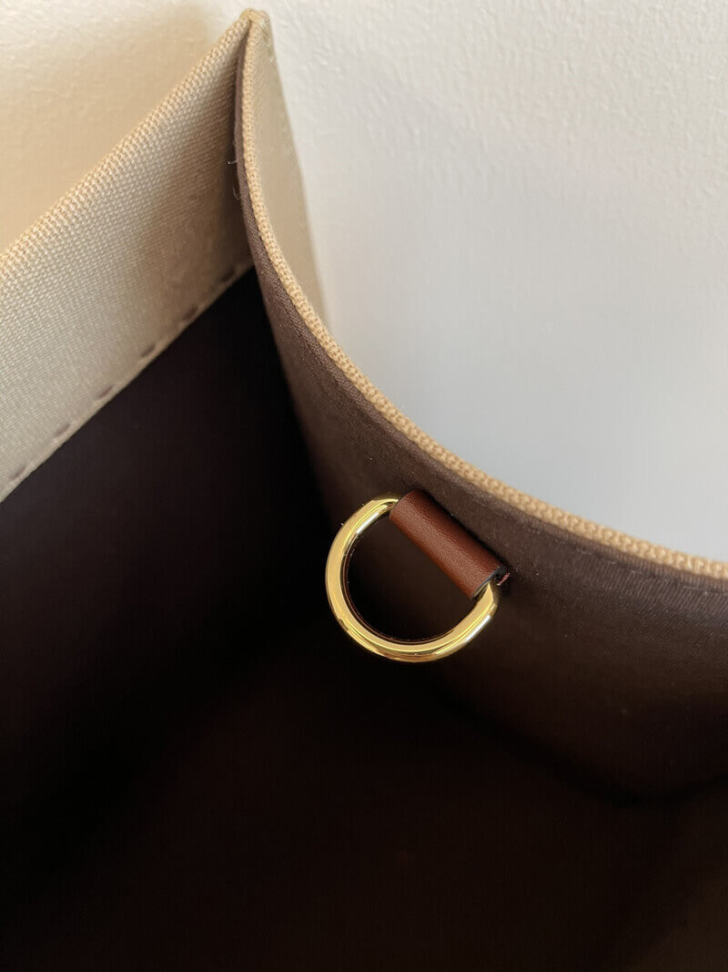 Fendi Medium Sunshine Tote Bag in Beige Canvas 8BH386