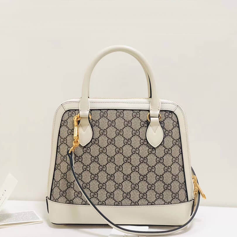 Gucci 1955 Horsebit GG Supreme Small Top Handle Bag 621220