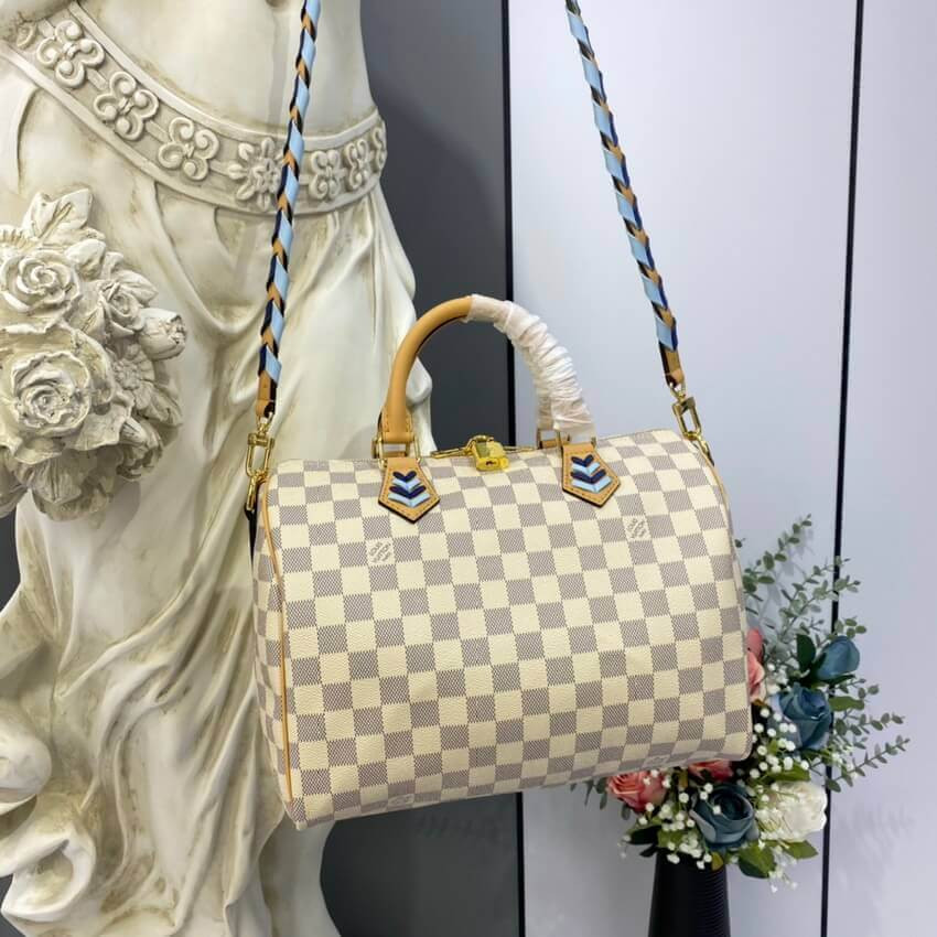 Louis Vuitton Damier Azur Speedy Bandouliere 30 N50054